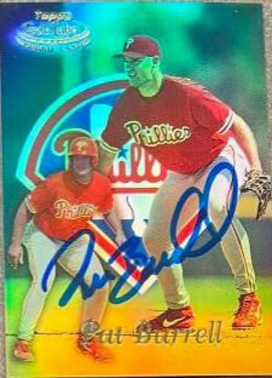 Pat Burrell Signed 1999 Topps Gold Label Baseball Card - Philadelphia Phillies