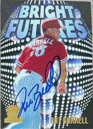 Pat Burrell Signed 1999 Topps Stars Bright Futures LE Baseball Card - Philadelphia Phillies