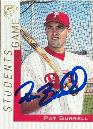 Pat Burrell Signed 2000 Topps Gallery Baseball Card - Philadelphia Phillies