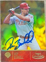 Pat Burrell Signed 2001 Topps Gold Label Class 2 Baseball Card - Philadelphia Phillies