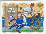 Pat Burrell Signed 2001 Upper Deck Rookie Roundup Baseball Card - Philadelphia Phillies