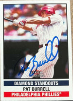 Pat Burrell Signed 2002 Fleer Tradition Update Baseball Card - Philadelphia Phillies - #U286 - PastPros
