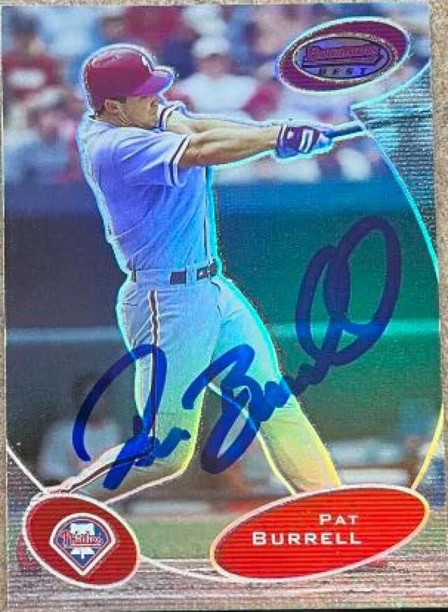 Pat Burrell Signed 2003 Bowman's Best Baseball Card - Philadelphia Phillies