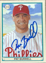 Pat Burrell Signed 2003 Upper Deck Play Ball Baseball Card - Philadelphia Phillies