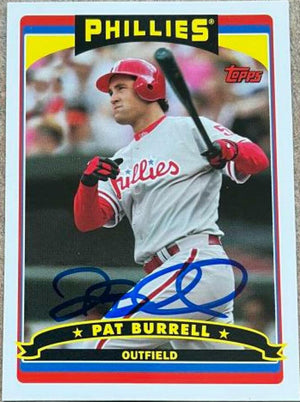 Pat Burrell Signed 2006 Topps Phillies Fan Appreciation Day Baseball Card - Philadelphia Phillies - PastPros