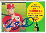 Pat Burrell Signed 2008 Topps All-Rookie Team 50th Anniversary Baseball Card - Philadelphia Phillies