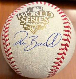 Pat Burrell Signed Rawlings Official 2010 World Series Baseball