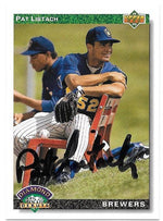 Pat Listach Signed 1992 Upper Deck Baseball Card - Milwaukee Brewers - PastPros