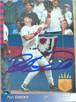 Paul Sorrento Signed 1993 SP Baseball Card - Cleveland Indians