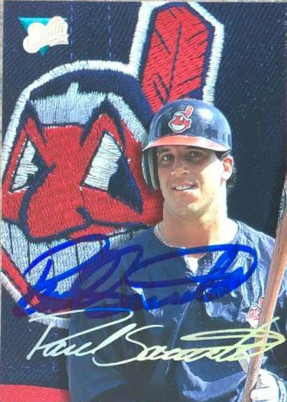 Paul Sorrento Signed 1993 Studio Baseball Card - Cleveland Indians
