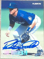 Paul Sorrento Signed 1996 Fleer Update Tiffany Baseball Card - Seattle Mariners - PastPros