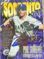 Paul Sorrento Signed 1997 Circa Baseball Card - Seattle Mariners - PastPros
