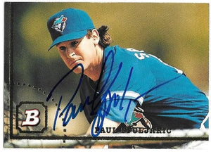 Paul Spoljaric Signed 1994 Bowman Baseball Card - Toronto Blue Jays