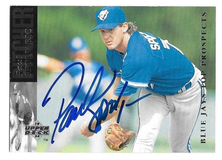 Paul Spoljaric Signed 1994 Upper Deck Minors Baseball Card - Toronto Blue Jays