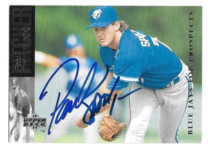 Paul Spoljaric Signed 1994 Upper Deck Minors Baseball Card - Toronto Blue Jays