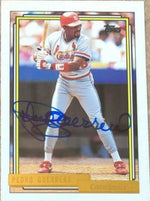 Pedro Guerrero Signed 1992 Topps Gold Baseball Card - St Louis Cardinals