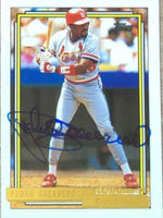 Pedro Guerrero Signed 1992 Topps Gold Winner Baseball Card - St Louis Cardinals - PastPros