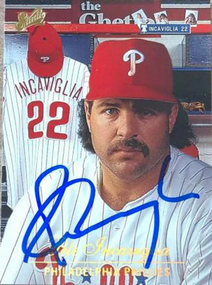 Pete Incaviglia Signed 1994 Studio Baseball Card - Philadelphia Phillies