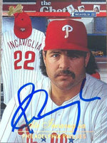 Pete Incaviglia Signed 1994 Studio Baseball Card - Philadelphia Phillies - PastPros
