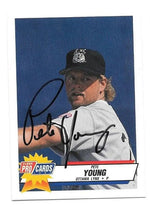 Pete Young Signed 1993 Fleer ProCards Baseball Card - Ottawa Lynx
