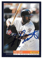 Phil Clark Signed 1994 Score Baseball Card - San Diego Padres