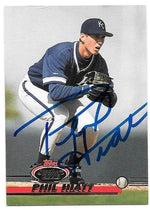 Phil Hiatt Signed 1993 Stadium Club Baseball Card - Kansas City Royals