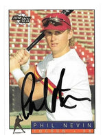 Phil Nevin Signed 1993-94 Fleer Excel Baseball Card
