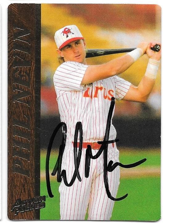 Phil Nevin Signed 1995 Action Packed Baseball Card - PastPros