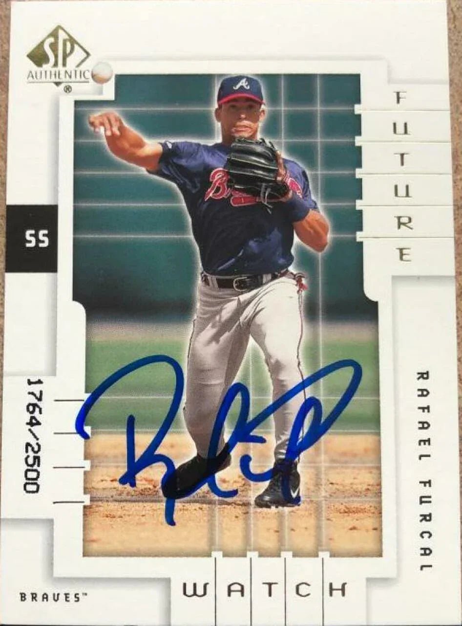 Rafael Furcal Signed 2000 SP Authentic Baseball Card - Atlanta Braves