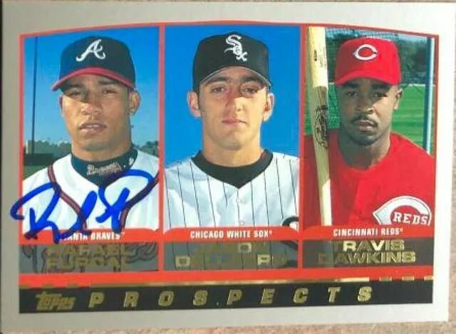 Rafael Furcal Signed 2000 Topps Baseball Card - Atlanta Braves