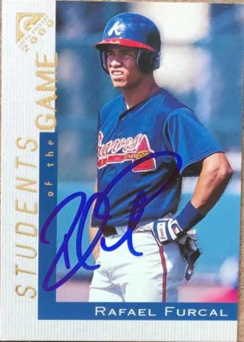 Rafael Furcal Signed 2000 Topps Gallery Baseball Card - Atlanta Braves