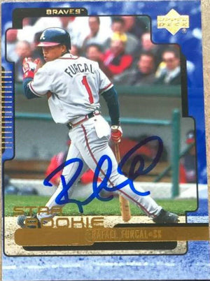 Rafael Furcal Signed 2000 Upper Deck Baseball Card - Atlanta Braves
