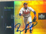 Rafael Furcal Signed 2000 Upper Deck Hot Properties Baseball Card - Atlanta Braves