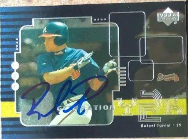 Rafael Furcal Signed 2000 Upper Deck Legends Y2K Baseball Card - Atlanta Braves
