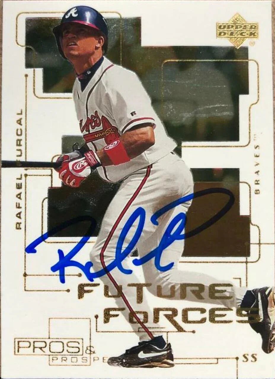 Rafael Furcal Signed 2000 Upper Deck Pros and Prospects Future Forces Baseball Card - Atlanta Braves