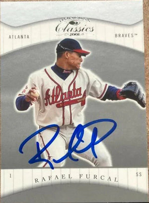 Rafael Furcal Signed 2001 Donruss Classics Baseball Card - Atlanta Braves