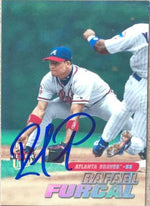 Rafael Furcal Signed 2001 Fleer Ultra Baseball Card - Atlanta Braves