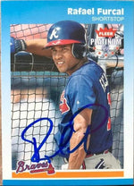 Rafael Furcal Signed 2002 Fleer Platinum Baseball Card - Atlanta Braves