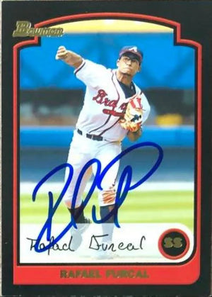 Rafael Furcal Signed 2003 Bowman Baseball Card - Atlanta Braves - PastPros