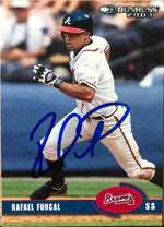 Rafael Furcal Signed 2003 Donruss Baseball Card - Atlanta Braves