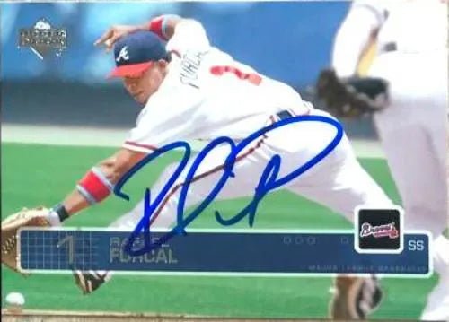 Rafael Furcal Signed 2003 Upper Deck Baseball Card - Atlanta Braves