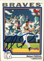 Rafael Furcal Signed 2004 Topps Baseball Card - Atlanta Braves