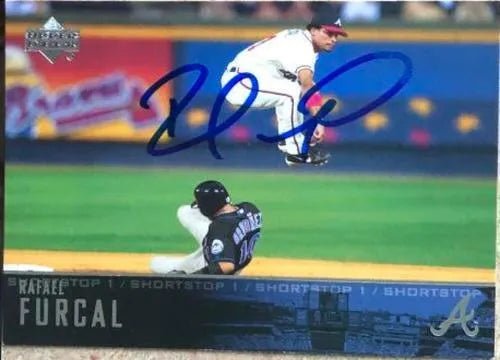 Rafael Furcal Signed 2004 Upper Deck Baseball Card - Atlanta Braves