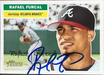 Rafael Furcal Signed 2005 Topps Heritage Baseball Card - Atlanta Braves