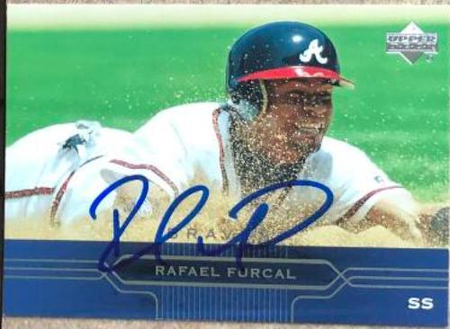 Rafael Furcal Signed 2005 Upper Deck Baseball Card - Atlanta Braves - PastPros