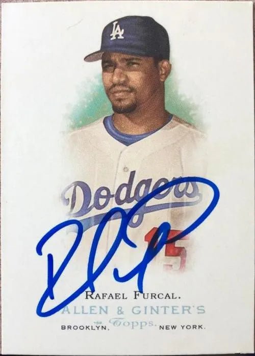 Rafael Furcal Signed 2006 Allen & Ginter Baseball Card - Los Angeles Dodgers