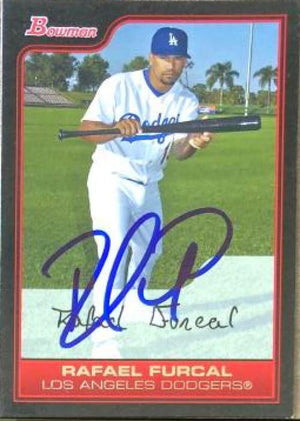 Rafael Furcal Signed 2006 Bowman Baseball Card - Los Angeles Dodgers - PastPros