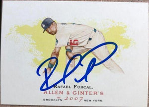 Rafael Furcal Signed 2007 Allen & Ginter Baseball Card - Los Angeles Dodgers - PastPros