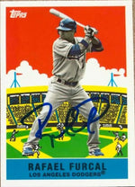 Rafael Furcal Signed 2007 Topps Flashback Fridays Baseball Card - Los Angeles Dodgers