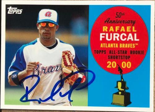 Rafael Furcal Signed 2008 Topps All-Rookie Team 50th Anniversary Baseball Card - Los Angeles Dodgers - PastPros
